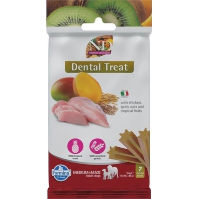 N&D Tropical Selection Dog Dental Snack M/L Chicken 100 g