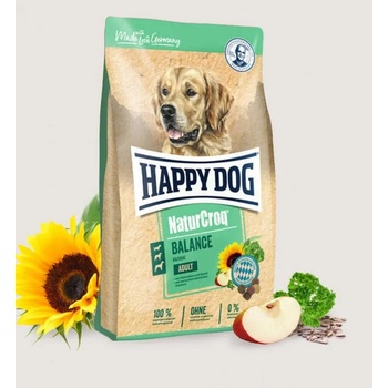 Happy Dog NaturCroq Balance - балансирана храна, подходяща за всички породи израснали кучета, 4kg