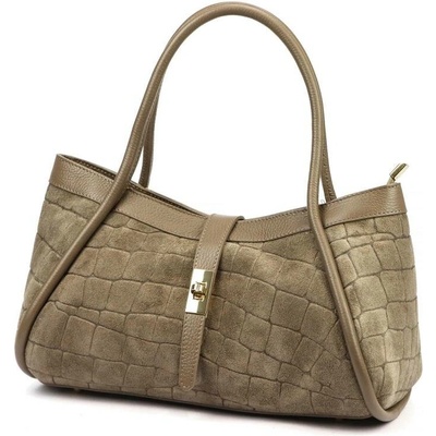 Camilla Dámská kabelka PREMIUM 10.014 CROCO taupe