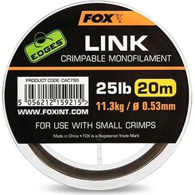 Fox Edges Link Illusion Flurocarbon 20 m 0,53 mm 25 lb