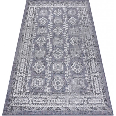 Dywany Łuszczów Sion Sisal Ornament 2832 Blue /pink/ecru