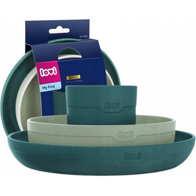 LOVI sada nádobí s hrnečkem Pistachio 3 ks – Zboží Mobilmania