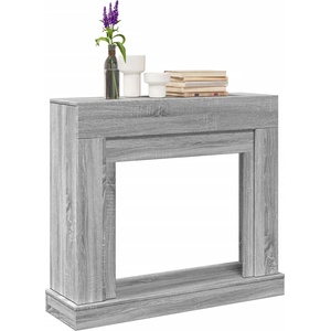 vidaXL Облицовка за камина сив сонома 100x30x87, 5 см инженерно дърво (854567)