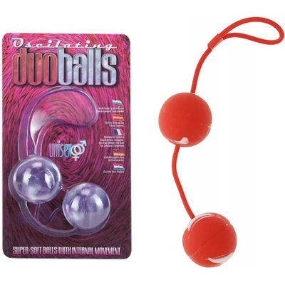Вагинални топчета с вътрешни тежести - Marbilized Duo Balls Red (SEVCR00547)