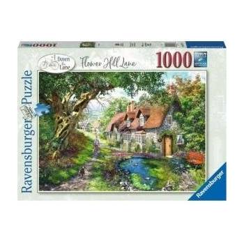 Ravensburger Puzzle 1000 Road among a hill of flowers