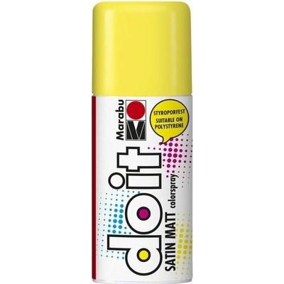 Marabu Satin Matt akrylová farba v spreji 150 ml žltá matná