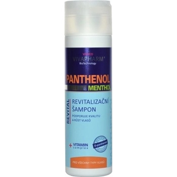 Vivaco VivaPharm Panthenol & Menthol Revitalizačný šampón 200 ml