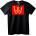 NOONEBRAND Тениска Пародия Wendy's x McDonald's - L, White