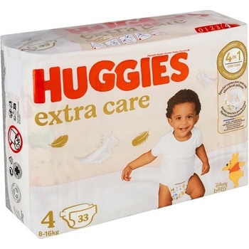 Huggies extra care 4 8-16 kg 33 ks