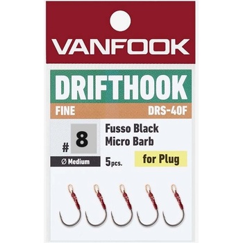 VANFOOK DRIFTHOOK DRS-40F vel.8 5 ks