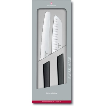 Victorinox Комплект ножове SWISS MODERN, 2 бр. , черен, Victorinox (VN6909322G)