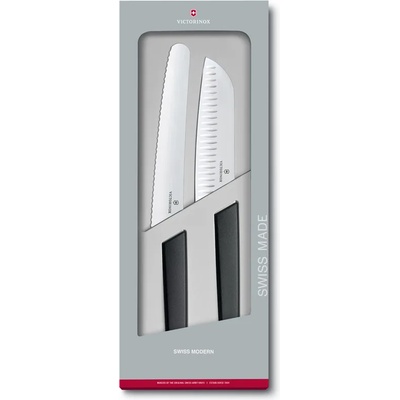 Victorinox Комплект ножове SWISS MODERN, 2 бр. , черен, Victorinox (VN6909322G)