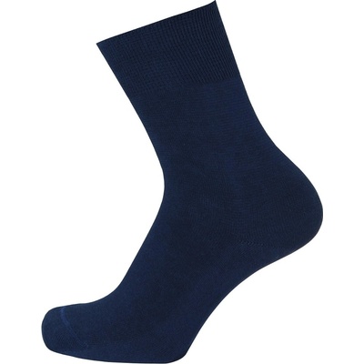 Knitva 100% BAVLNĚNÉ 10 PÁRŮ Klasik modrá tmavá