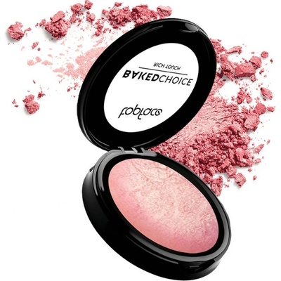 Topface zapečený pudrový rozjasňovač Rich Touch 103 Cotton Candy 6 g