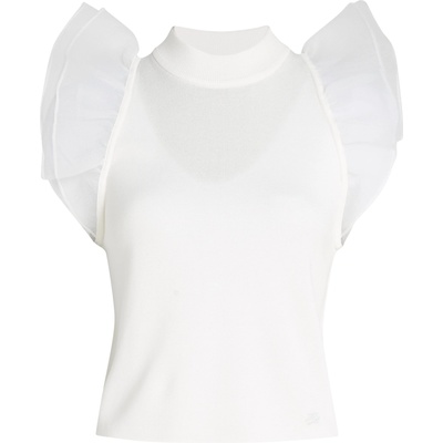 KARL LAGERFELD Блуза бяло, размер XL