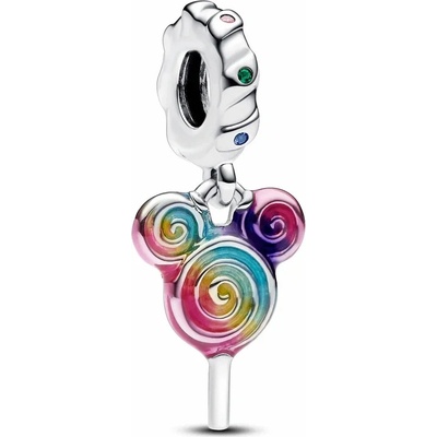 P&J Jewellery Stříbrný visací přívěsek Mickeyho lízátko SB144