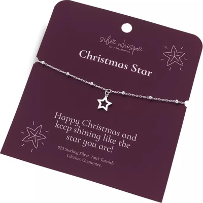 Hot Diamonds Silver Whisper Christmas Star SWB063