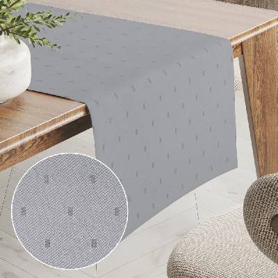 Biante Teflónový behúň na stôl TF-080 Obdĺžničky na sivom 45x120 cm