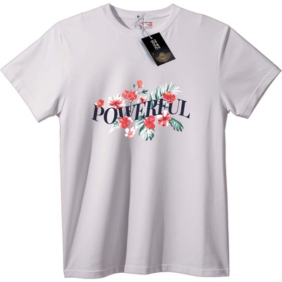 NOONEBRAND Тениска Мощни Цветя - 2XL, Black