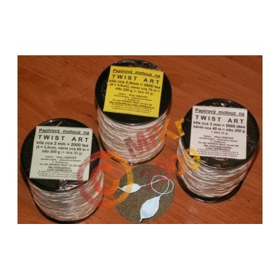 motouz papírový na TWISTART bílý 5000 tex – Zboží Mobilmania