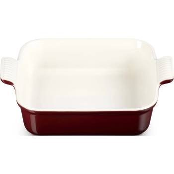 Le Creuset Форма за печене Heritage квадратна 23 см бургундско-червена (71114239490001)