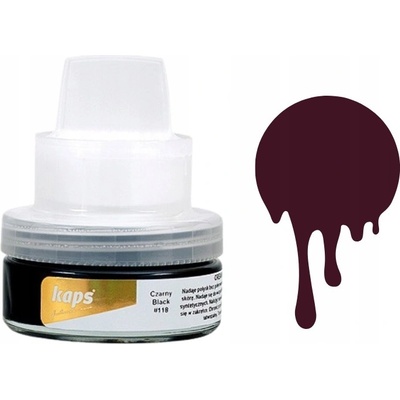 KAPS Prémiový samoleštiaci krém na obuv Cream Brillance 50 ml bordová