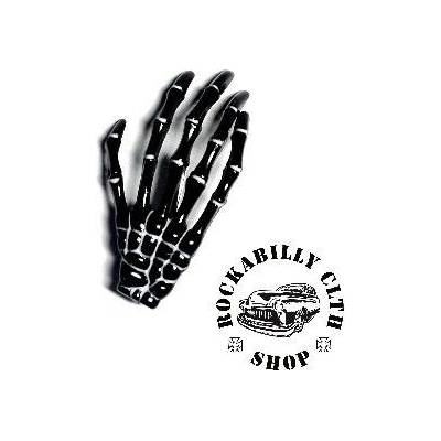Sponka do vlasů horror Rocka Hairclip Bones Black