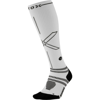 STOX Energy Socks Мъжки чорапи за бягане STOX Energy Socks Running Socks - White / Black - размер 46-49 (EU) (207-2110-0314)