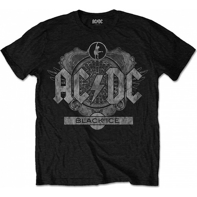 AC/DC tričko black Ice on black