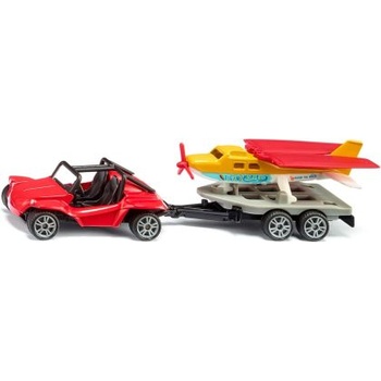 Image 1 of SIKU Метално бъги със спортен самолет - Siku (1696)