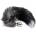 Alive Black and White Fox Tail Anal Pleasure S