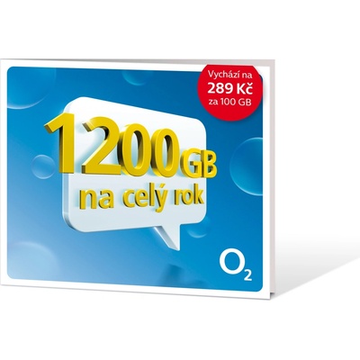 O2 Roční datové připojení 1,2TB SMALLGO.0DZ1T69 – Zboží Mobilmania