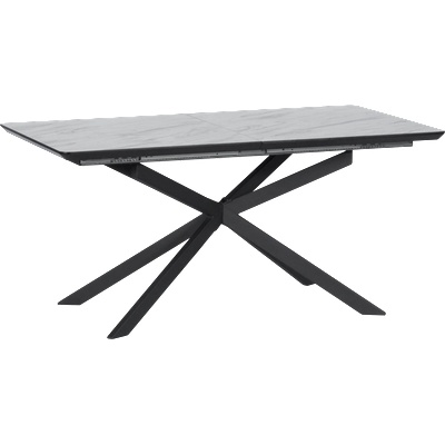 Carmen Разтегателна трапезна маса omaha - бял - тъмносив (3531006)