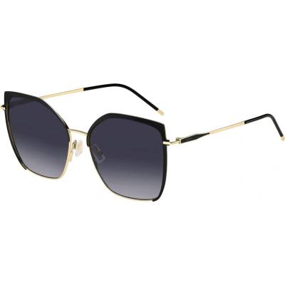 HUGO BOSS Слънчеви очила Boss Women's Rectangular Round Sunglasses - Gold Black_