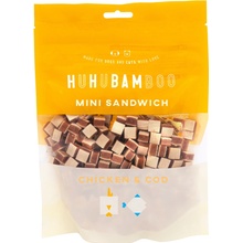 Huhubamboo kurací mini sendvič s treskou 250 g