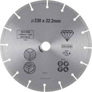 STANLEY - Диамантен режещ диск за камък и тухли, 230x22, 2 мм STA38142-XJ (STA38142-XJ)