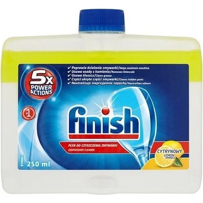 Finish Čistič myčky 5x Power Action Lemon 250 ml