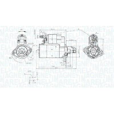 Startér MAGNETI MARELLI 063721535010
