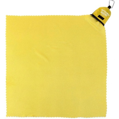 NEMO Rychleschnúci uterák 40 x 40 cm žlto zelený s karabínou SPOKEY