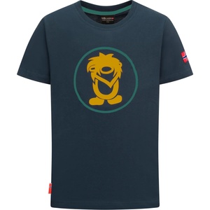 TROLLKIDS Детска тениска Trollkids Kid's Troll T T-shirt - Navy / Mustard - размер 152 (EU) (704-1808-0918)