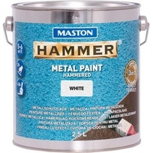 Maston Paint Hammer Hammered White 2,5L