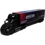 Kinsmart Детска играчка Kinsmart - Метален камион Freightliner eCascadia с контейнер, 1: 62, черен (52066)