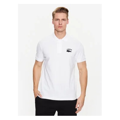 Lacoste Тениска с яка и копчета PH9535 Бял Regular Fit (PH9535)