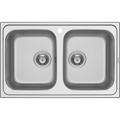 Pyramis Неръждаема мивка athena extra (79x50) 2b