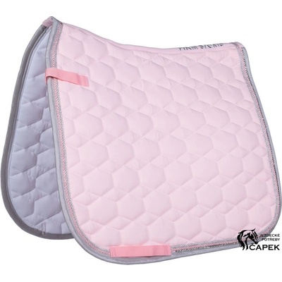 HKM Podsedlová dečka Crystal Fashion bílá – Zboží Mobilmania