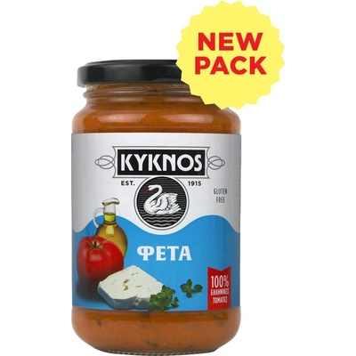 Kyknos Řecká rajčatová omáčka s fetou 350 g