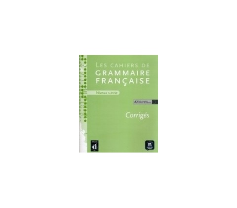Cahier de grammaire A2 corrigé