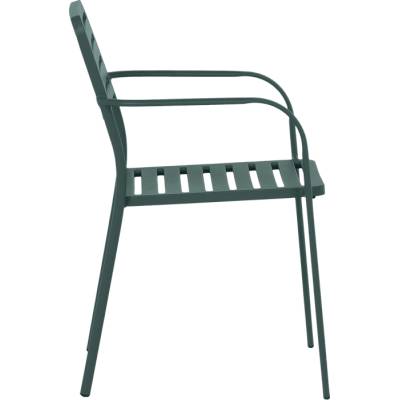 Carmen Метален градински стол wase - тъмнозелен (3535127)