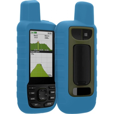 Obal na GPS navigaci kwmobile pro Garmin GPSMAP 66sr / GPSMAP 67 - outdoor pouzdro s protiskluzovou úpravou, barva Blue – Hledejceny.cz