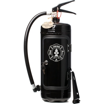 The Jerrycan Bar Firebar Darčekový hasiaci prístroj minibar čierny